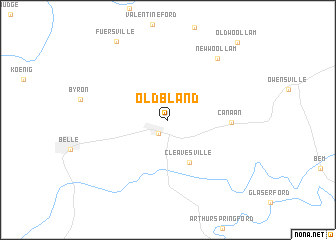 map of Old Bland