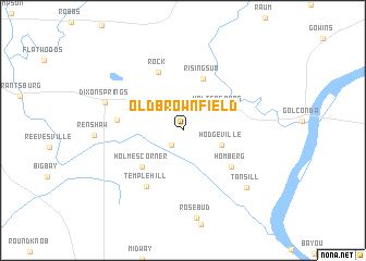 map of Old Brownfield