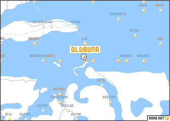 map of Old Buna
