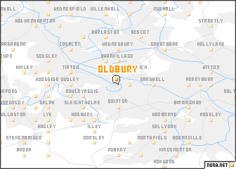 map of Oldbury