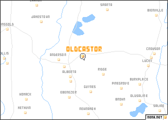 map of Old Castor