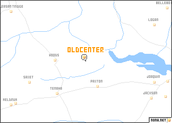 map of Old Center