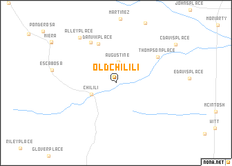 map of Old Chilili