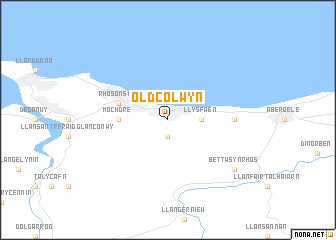 map of Old Colwyn