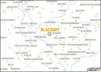 map of Oldcourt