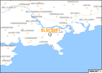 map of Oldcourt