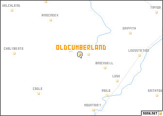 map of Old Cumberland