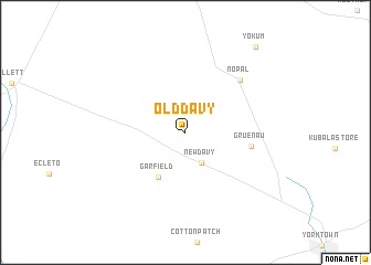 map of Old Davy