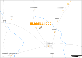map of Old Dellwood