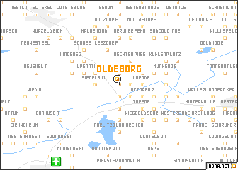 map of Oldeborg