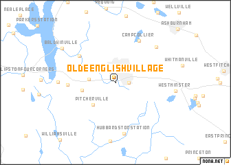 map of Olde English Village