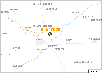 map of Olde Farm