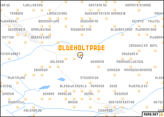 map of Oldeholtpade