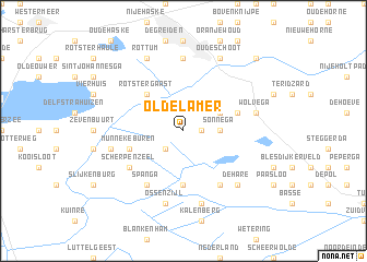 map of Oldelamer