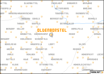 map of Oldenborstel