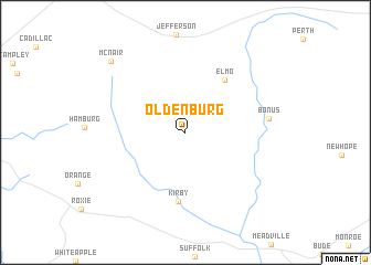 map of Oldenburg