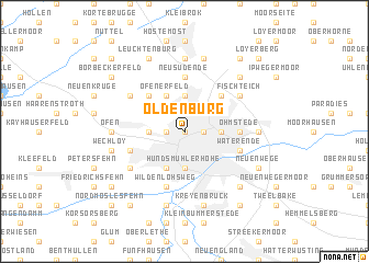 map of Oldenburg