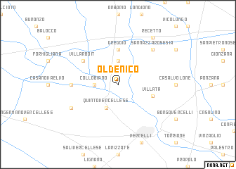 map of Oldenico