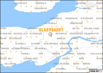 map of Oldenswort