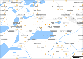 map of Oldeouwer