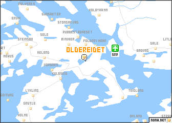 map of Oldereidet