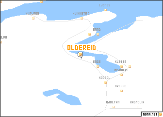 map of Oldereid