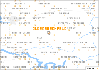 map of Oldersbeckfeld