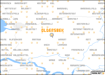 map of Oldersbek