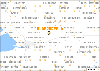 map of Olderupfeld