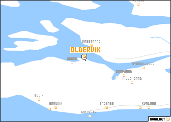 map of Oldervik