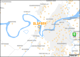 map of Old Farm