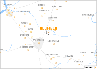 map of Oldfield