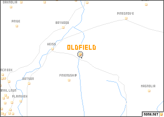 map of Oldfield