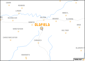 map of Oldfield