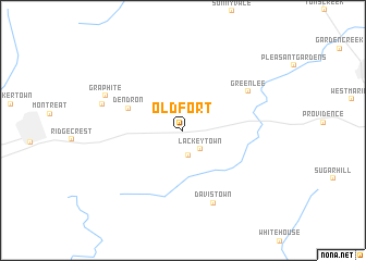 map of Old Fort