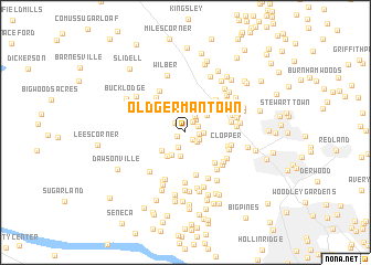 map of Old Germantown