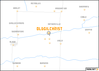 map of Old Gilchrist