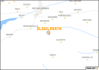 map of Old Gilreath