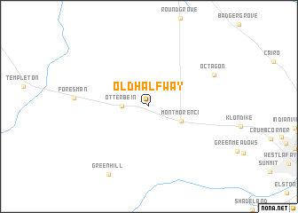 map of Old Halfway
