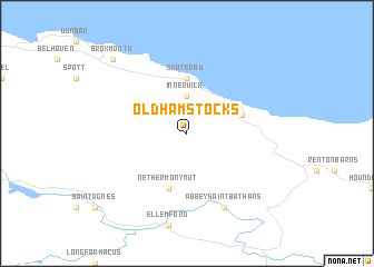 map of Oldhamstocks