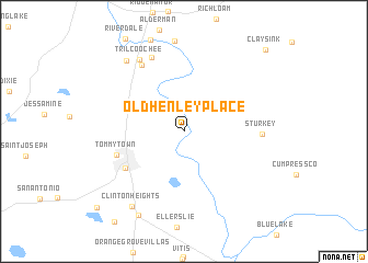 map of Old Henley Place