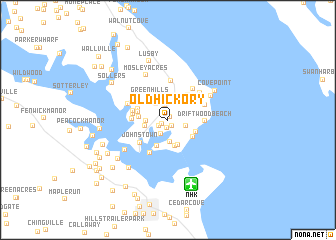 map of Old Hickory