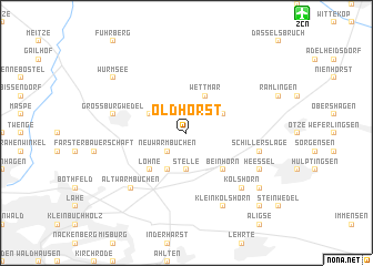 map of Oldhorst