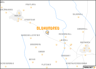 map of Old Hundred