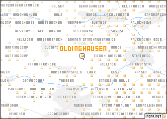 map of Oldinghausen