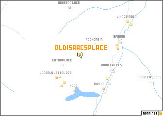 map of Old Isaacs Place