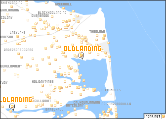 map of Old Landing