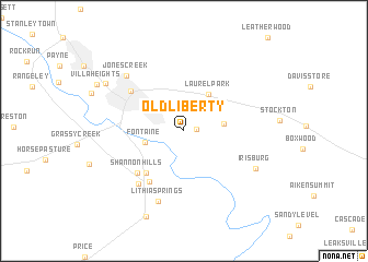 map of Old Liberty