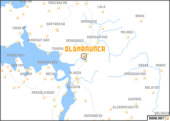 map of Old Manunca