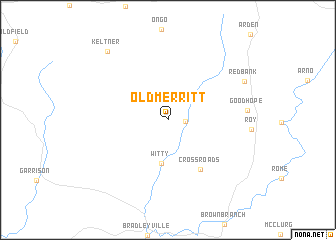 map of Old Merritt